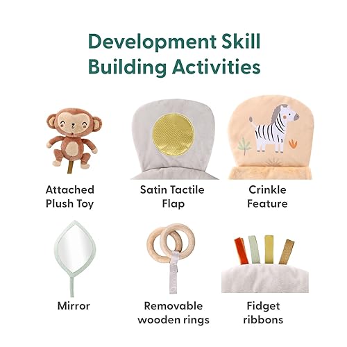 Miniatura 4 de The Peanutshell Tapete de juego para bebé con diseño de bebé para bebé y bebé para bebé para recién nacido, bebé, tapete de juego acolchado para