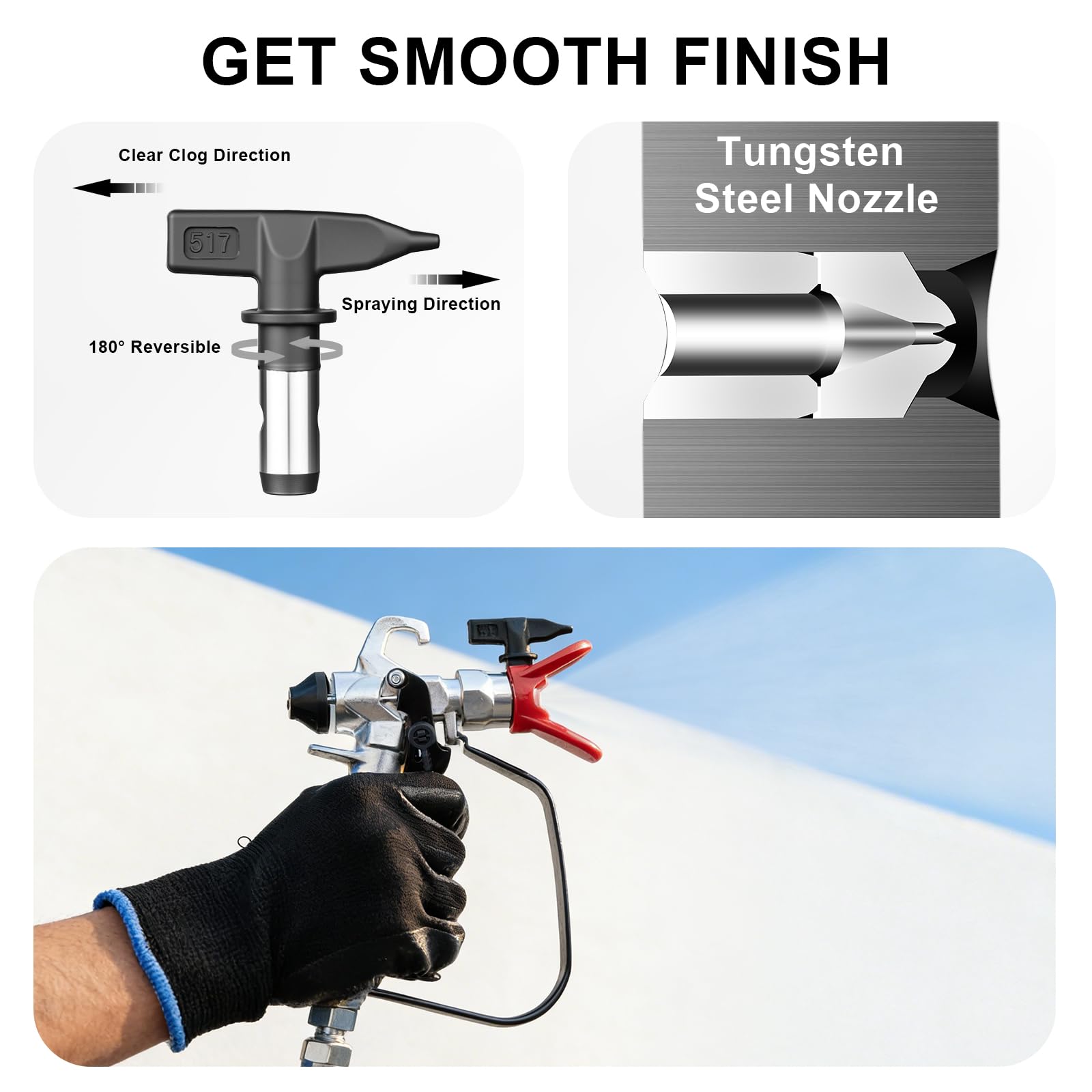 AEROPRO Airless Paint Sprayer - 750W, 3000PSI -5