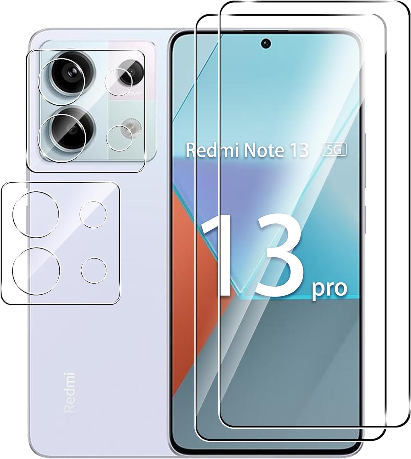 USTIYA Case for Redmi Note 13 Pro+ Pro Plus 5G Clear TPU Four Corners Military-Grade Protection Cover Transparent Soft funda