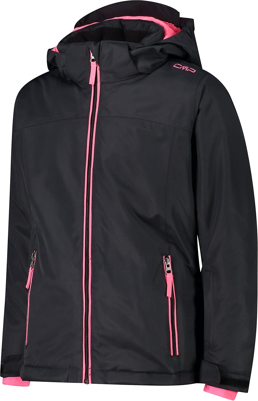 Cmp Damen Antracite - Kid G Kapuzenjacke Mit Druckknöpfen, Anthrazit, 98