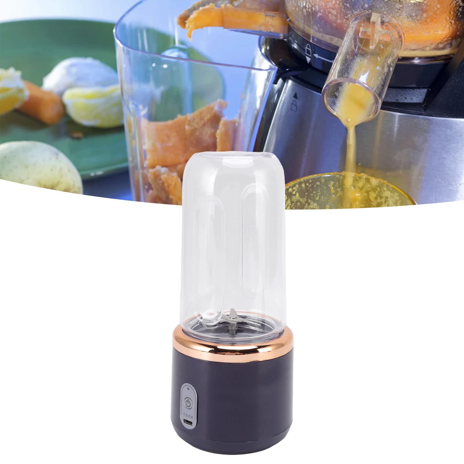 Frullatore Portatile USB - 300ml, Ricaricabile, Per Frullati E Succhi In Viaggio - Foto 11