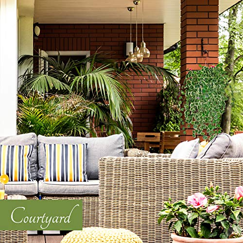 Yatim 90 Cm Boston Ivy Vine Artificial Plants Greeny Chain Wall Hanging Leaves For Home Room Garden Wedding Garland Outside Decoration Pack Of 2 #TOP5