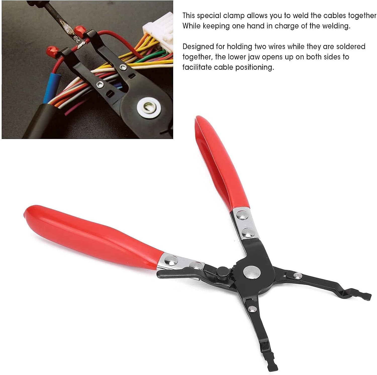 Soldering Plier, Wire Welding Clamp, Pick Up Aid Plier Tool for