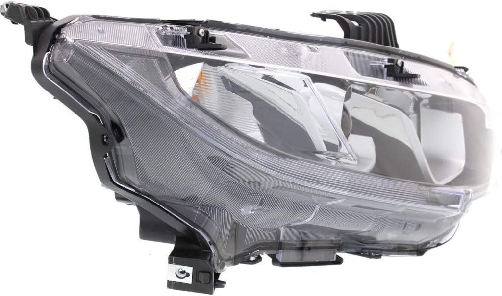 For 2016 2017 2018 Honda Civic Headlight Driver and Passenger Side DOT Certified Bulbs Included HO2502173 HO2503173-Replaces 33150-TBA-A01, 33100-TBA-A01 ;EX|EX-L|EX-T|LX