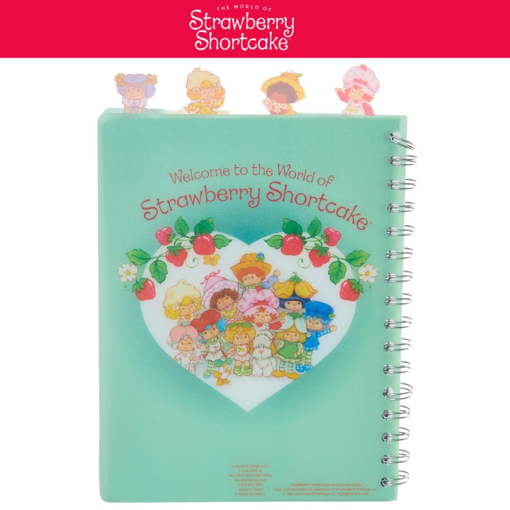 Amazon.com : Strawberry Shortcake Tab Journal Spiral Notebook