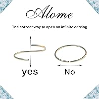 Vista 6 de Anillo de nariz de ópalo para piercing