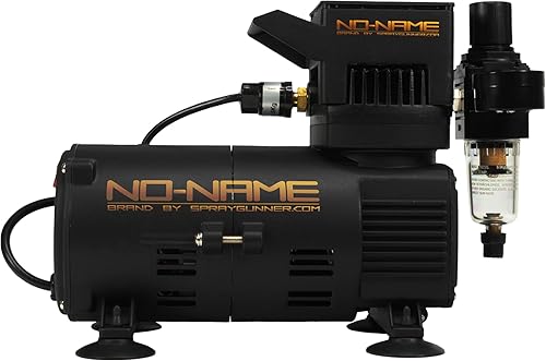 NO-NAME Marca Rooty Tooty Airbrush Compresor: silencioso, duradero y fácil de usar