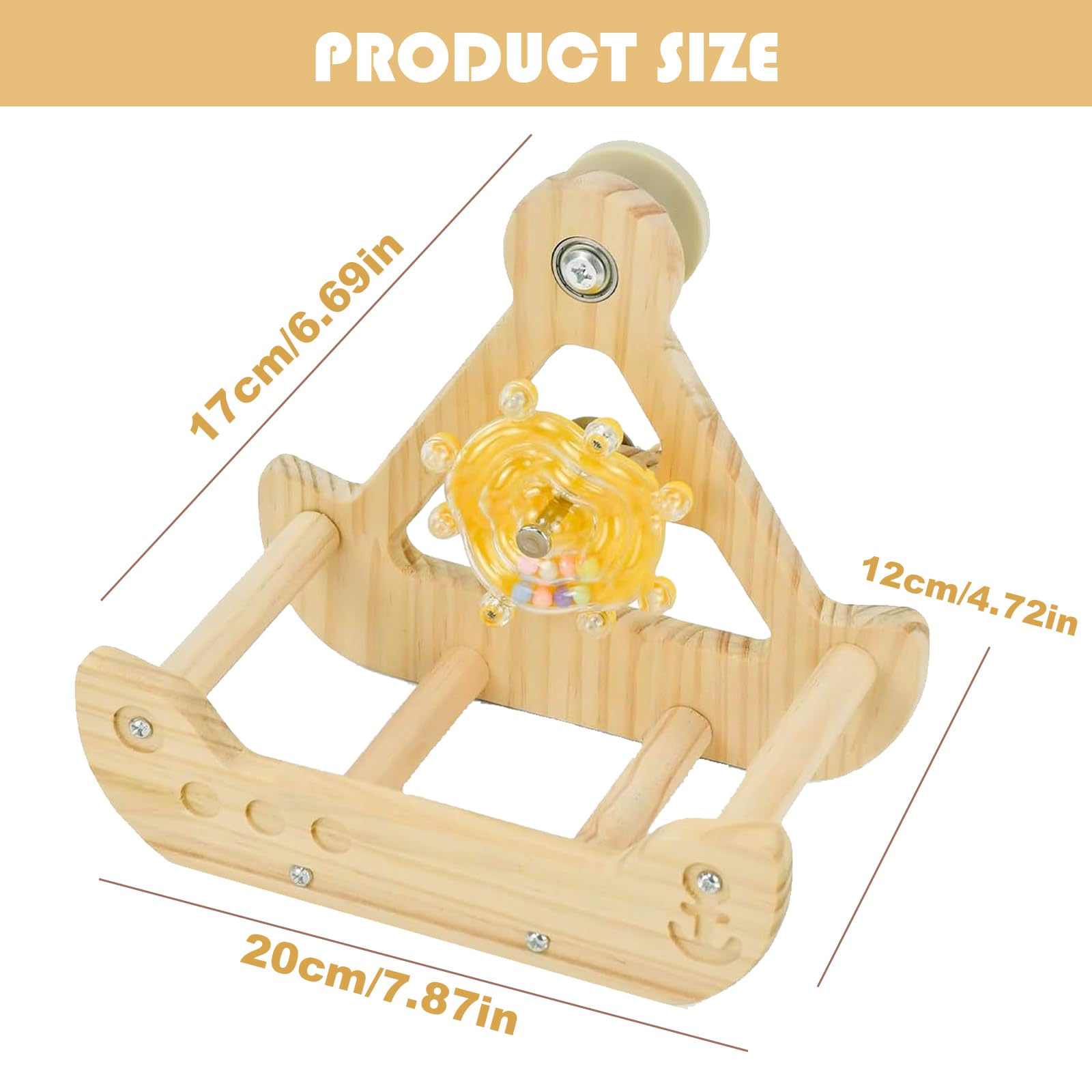 Altalena In Legno Per Uccelli Giocattolo Per Pappagalli Accessori Per Gabbia Per Uccelli Decorazione Gabbia Per Uccelli