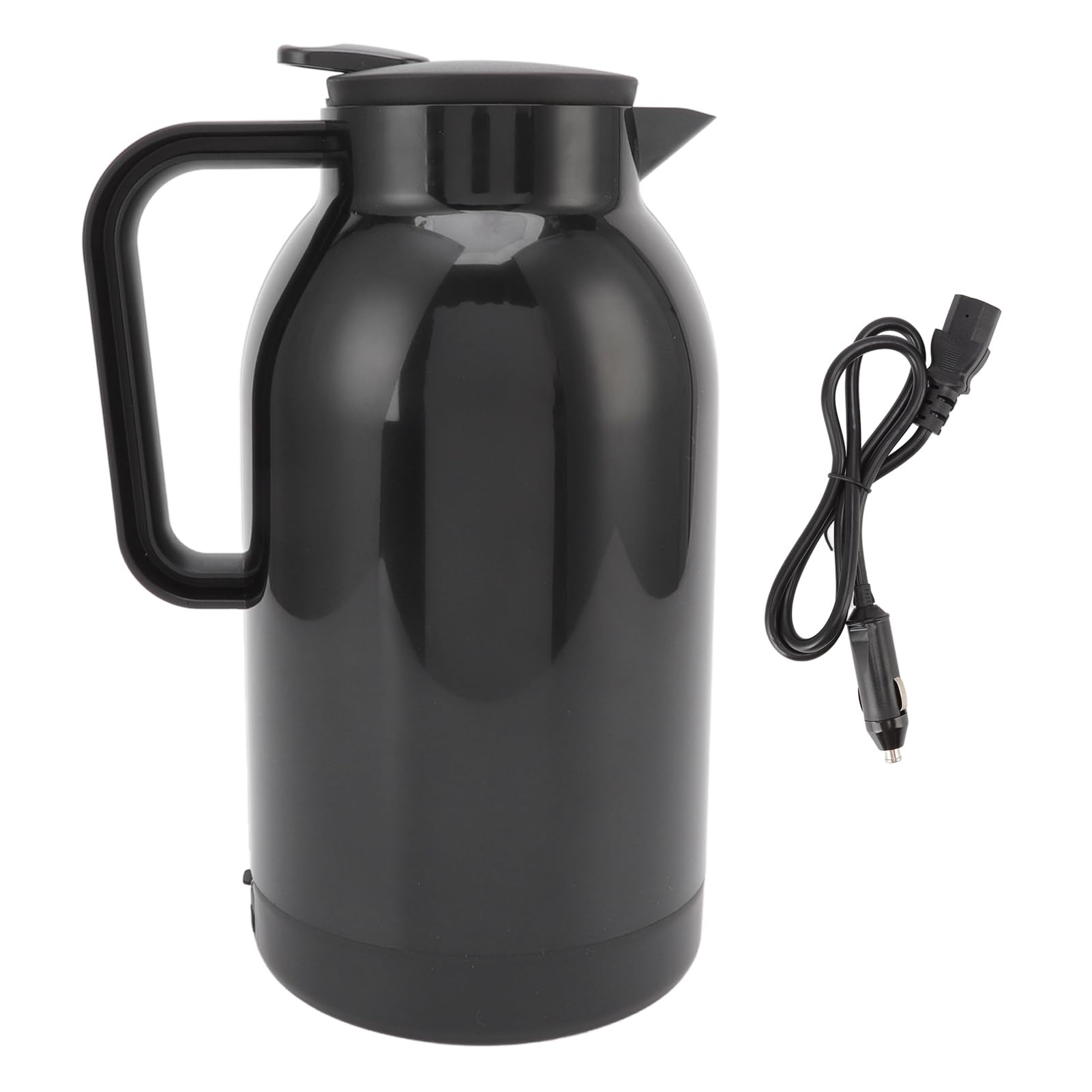 Taza calefactora para coche, Hervidor de agua eléctrico portátil, botella calentadora de 1300ML