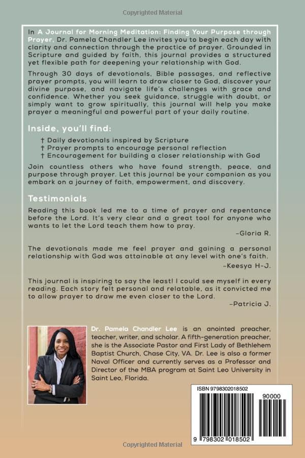 A Journal for Morning Meditation: Finding Your Purpose Through Prayer Paperback – December 9, 2024 - Image 3