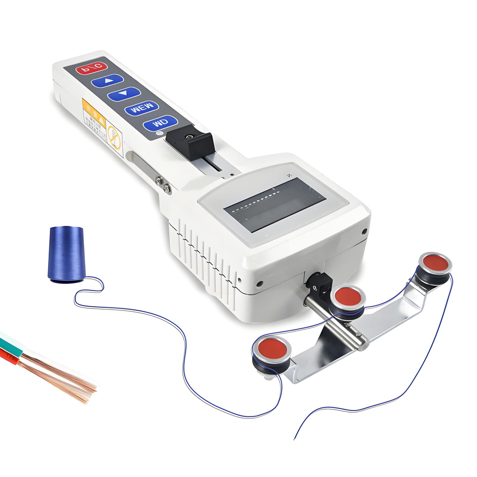 DNEPEI Portable Cable Tension Meter,Handheld Tension Gauge 10K