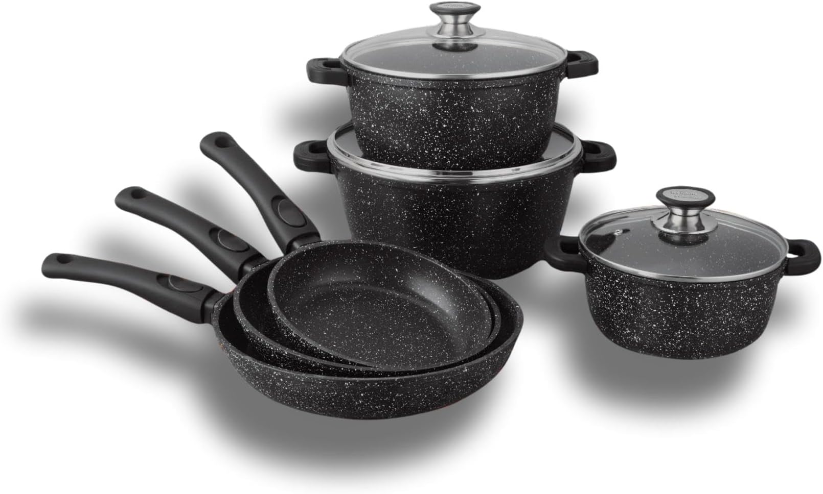 Grill En Aluminium Induction Antiadhésif 26 Cm ONYX Avec Poignée