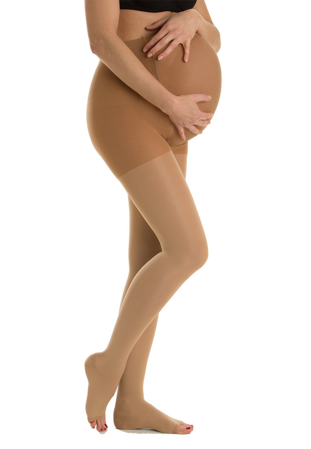 Relaxsan M1090A Collant gravidanza medicale cotone classe 1 - K1 punta aperta