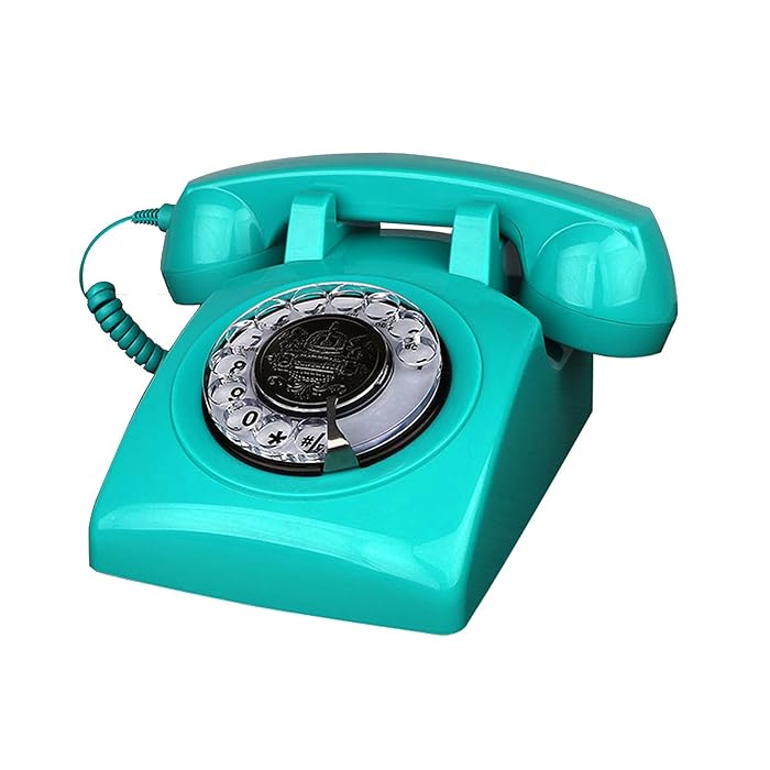 Buy TelPal Retro Landline Phone, Corded Antique Vintage Phone with Old