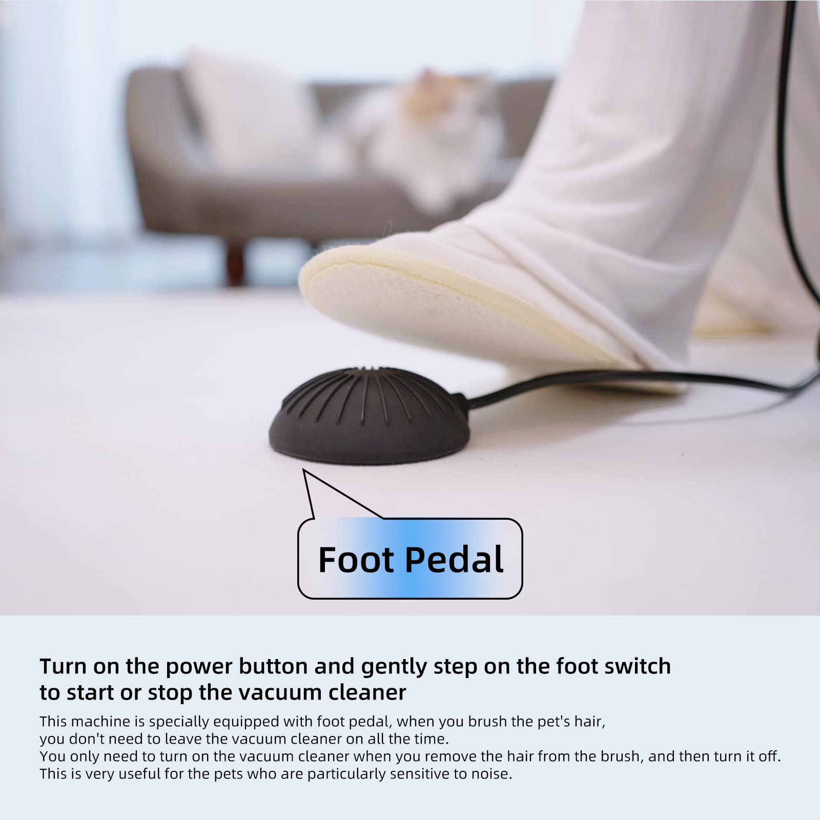 Shernbao Dog Grooming Vacuum,Cat Brush VacuumLarge