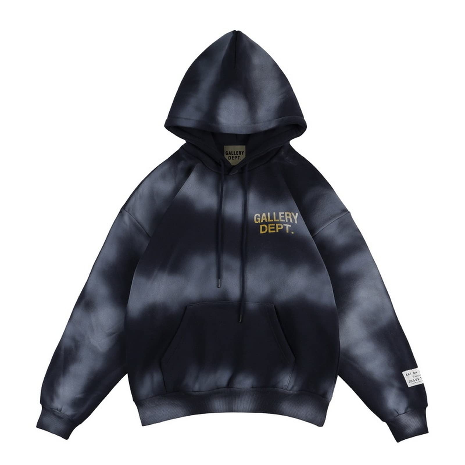 GALLERY DEPT Hoodie Hip Hop Long Sleeve Retro Sweatshirt Hand Painted Graffiti Splash Ink Fashion Lo