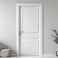 Art1 Peel and Stick Door Moulding Kit - Pre-Assembled Self-Adhesive Trim for Doors, Walls, Mirrors (22x36 Top, 22x6 Middle, 22x20 Bottom)