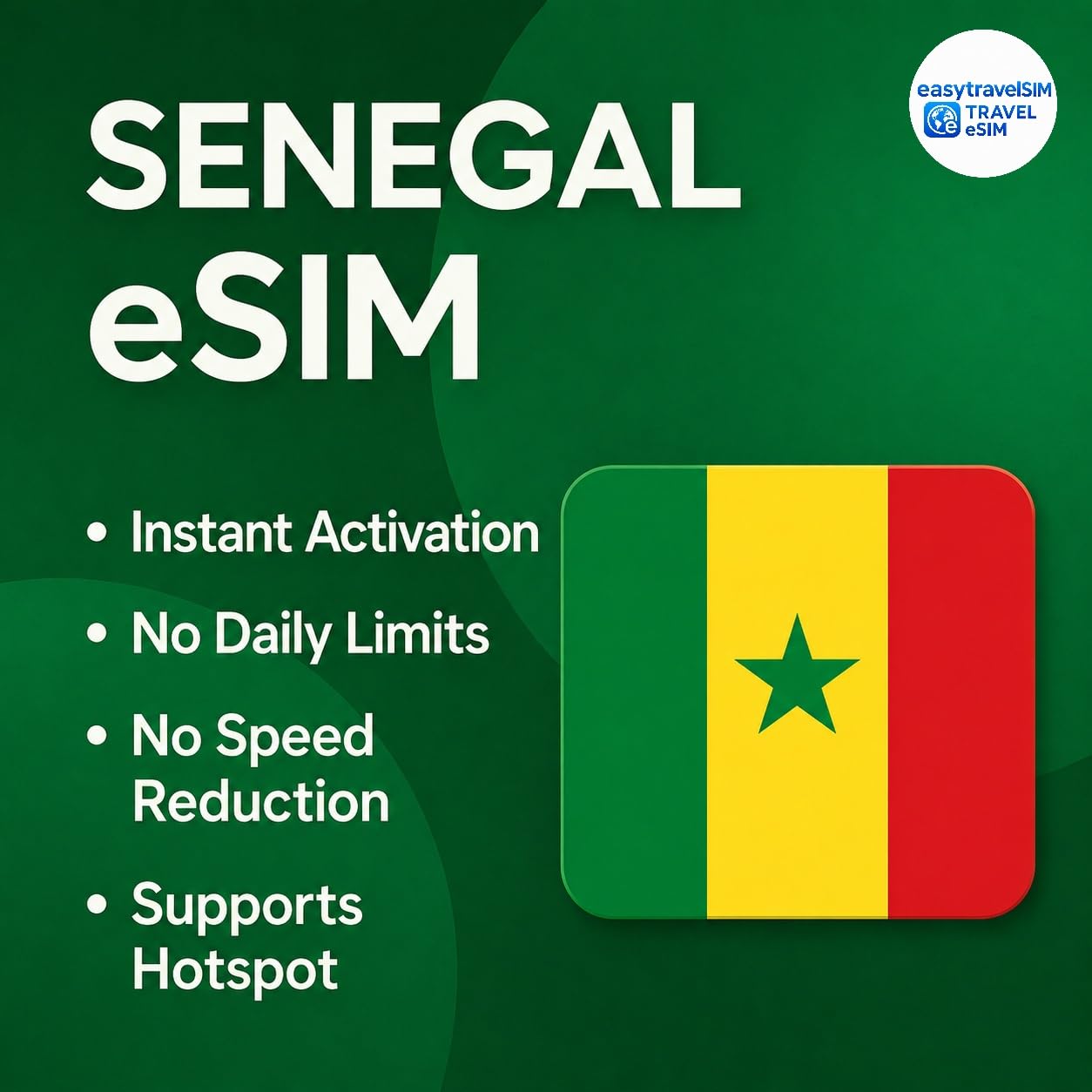 eSIM Sénégal 20 Go internet haut débit avec livraison e-mail et mode modem - 8