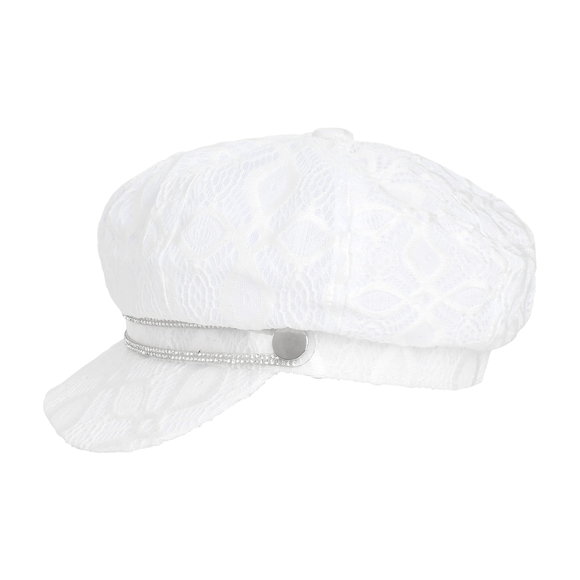 Danse Jupe Women Summer Fall Lace Newsboy Hat Paperboy Painter Cap Visor Beret