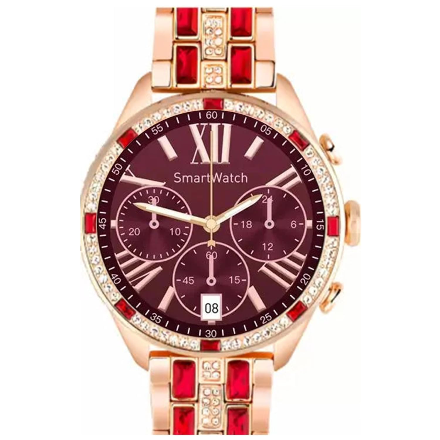 GEN-12 Specially Made for Girls & Womens Music Smartwatch Gold Strap, 1.30 Inch Amoled Sunlight Proof Display, (Red) (B0CRDY5CBG) Amazon Price History, Amazon Price Tracker