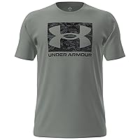 Under Armour UA ABC Camo Boxed Logo SS - Titanio / / Nero - 3XL