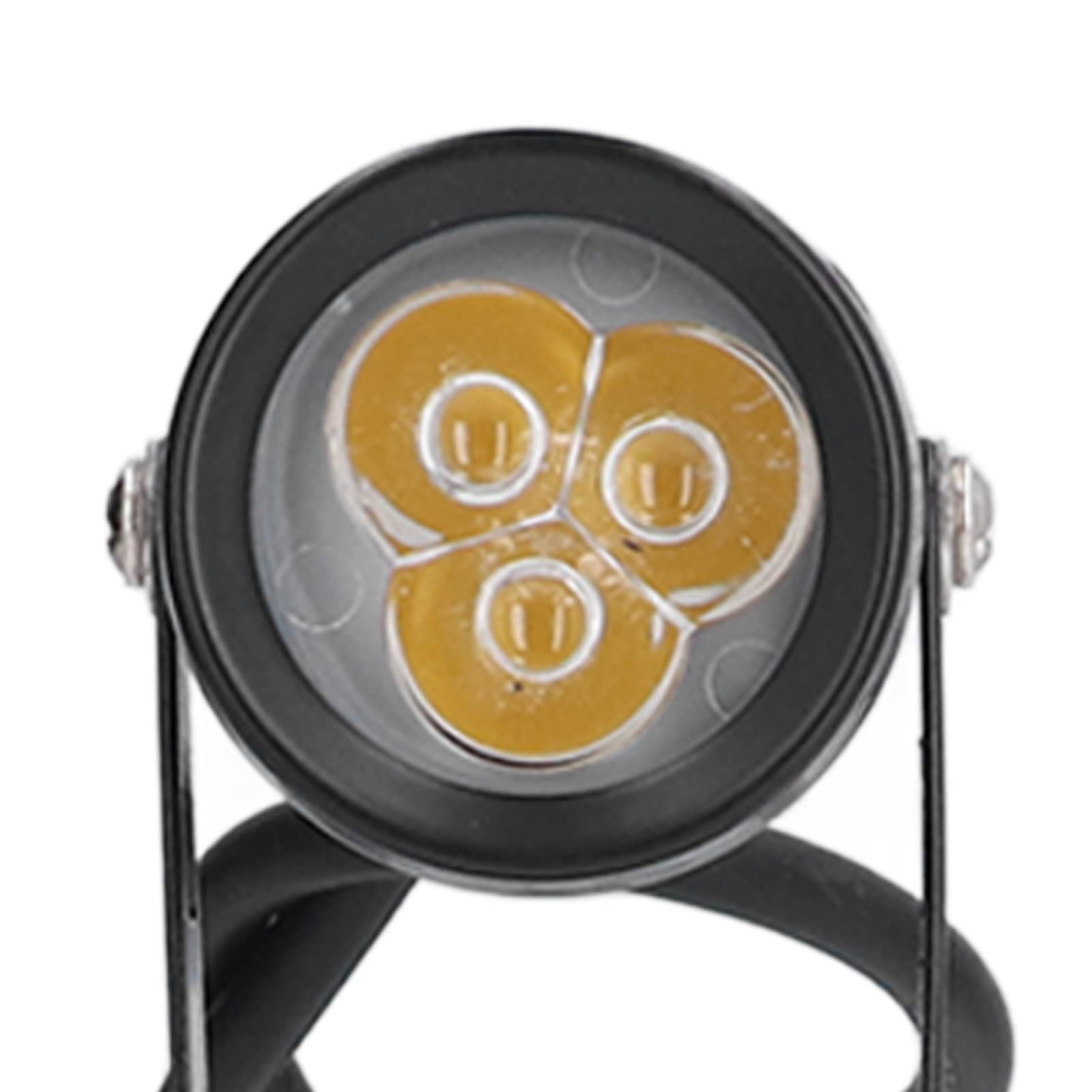 Reflektor Krajobrazowy LED 12 V, Wodoodporna Aluminiowa Zewnętrzna, Ciepła Biała ścieżkowa 3 W do Ogrodu i Podwórka