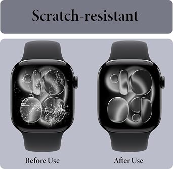 Murmure [3 Pack Screen Protector for Apple Watch Series 11 [GPS 42mm], HD Clear 3D Curved Anti-Scratch PET Soft Screen Protector Film,[Full Coverage] Touch Sensitive