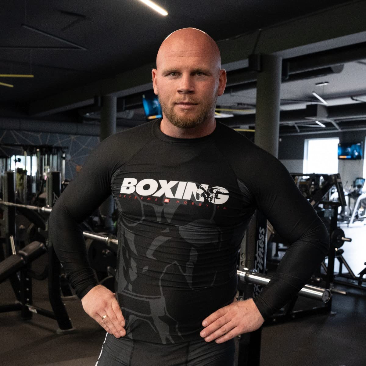PhoneMate Koszulka sportowa z długim rękawem, Rash Guard