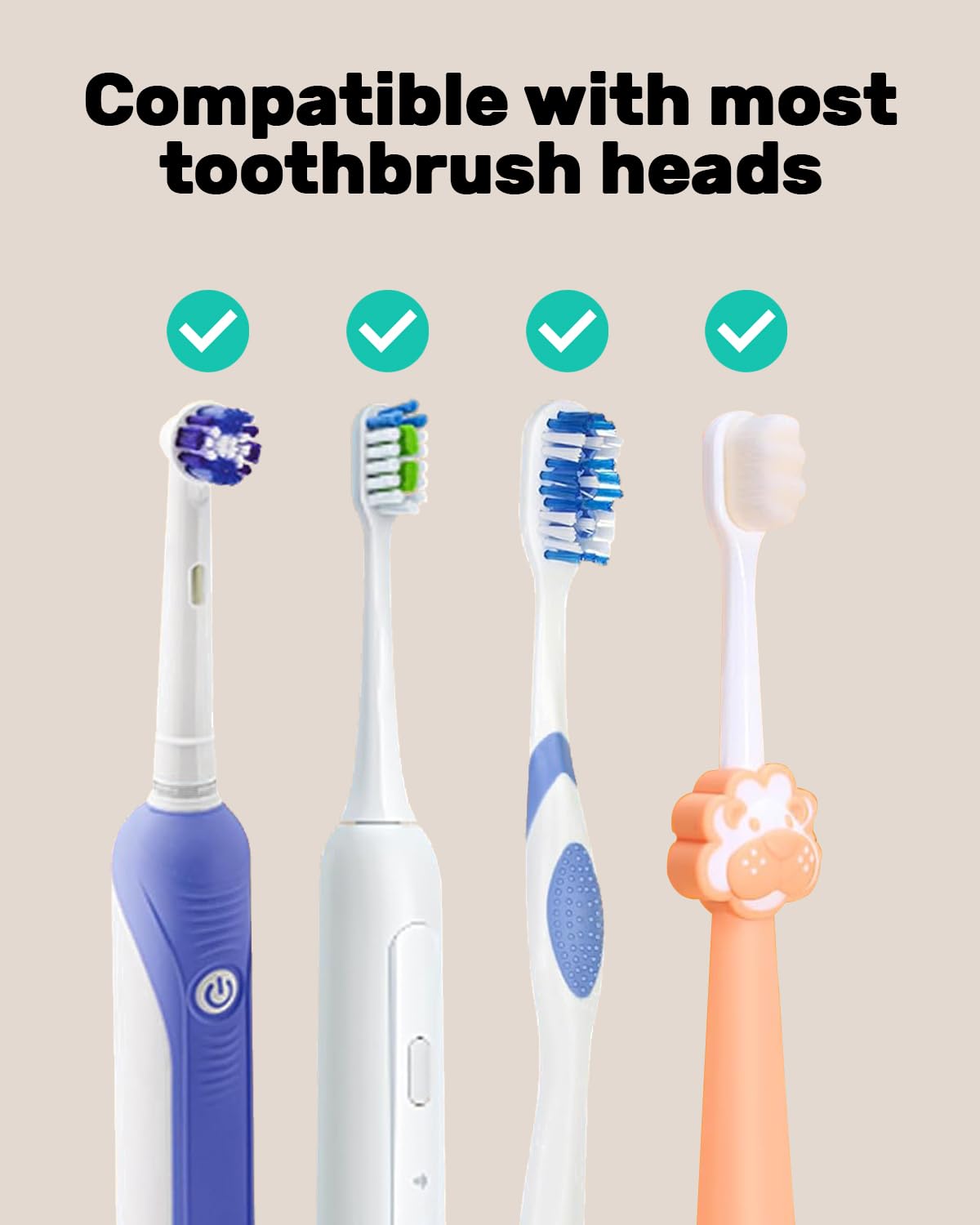 Dosevita Sterilizer Toothbrush UV-C and UV-A Dual Disinfection, Wall-Mounted Toothbrush Holder with Air Drying Function - Image 4