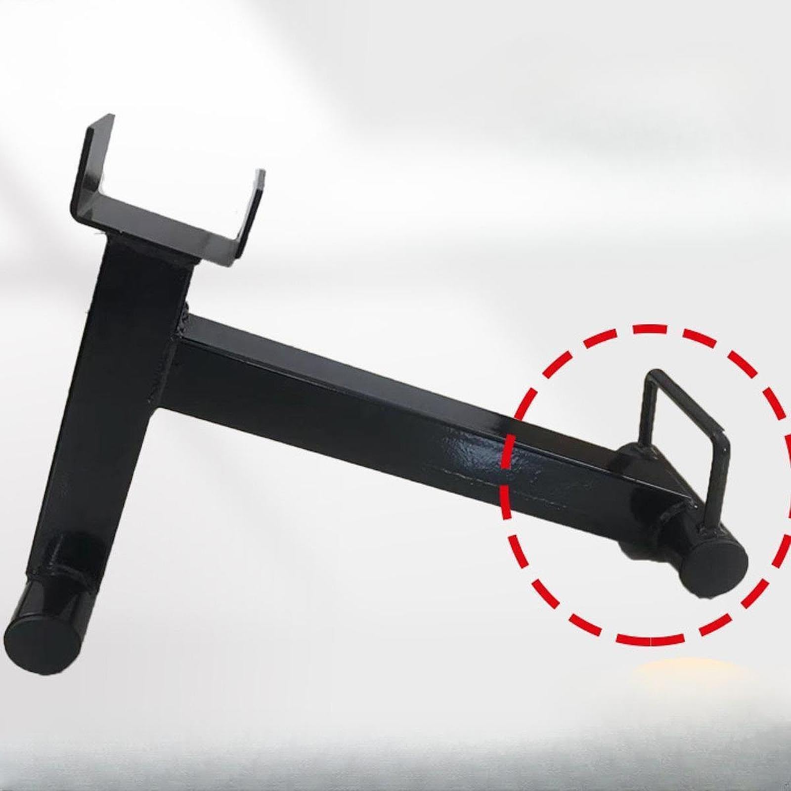 Supporto per Bilanciere da Stacco da Terra, Accessorio per Sollevamento Pesi in Acciaio, Design Ergonomico, Forma Intuitiva per Palestra E Allenamento