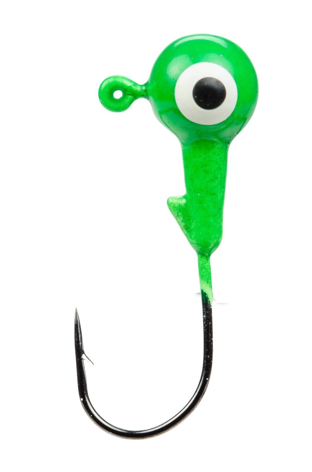 Mr Crappie Slab Slasher Jig Heads 1/16 oz/Limetreuse