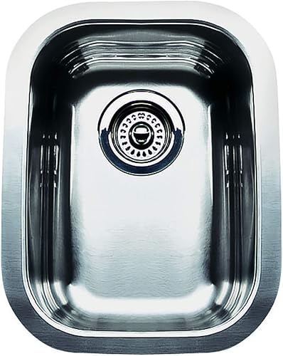 Blanco 440165 Wave Plus - Fregadero de acero inoxidable con profundidad de cuenco individual de 6-3/4 pulgadas