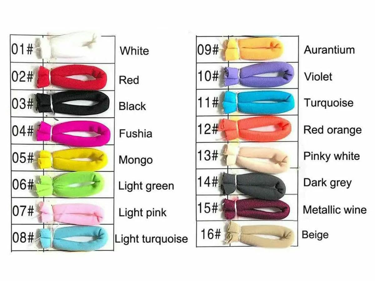Fascia elastica da 5 mm, nylon spandex morbido, strisce di tessuto cucite, spalline per costumi da bagno, creazione di gioielli-28-verde fluo
