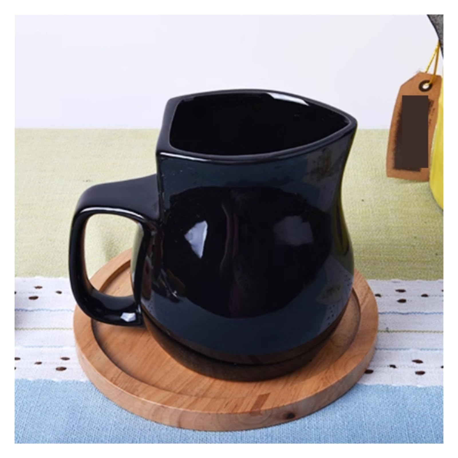 MRKU Pot à Lait, saucière, Tasse à Eau, pichet, crémier, Distributeur de café, sucrier, Seau à jus créatif en céramique de Style européen