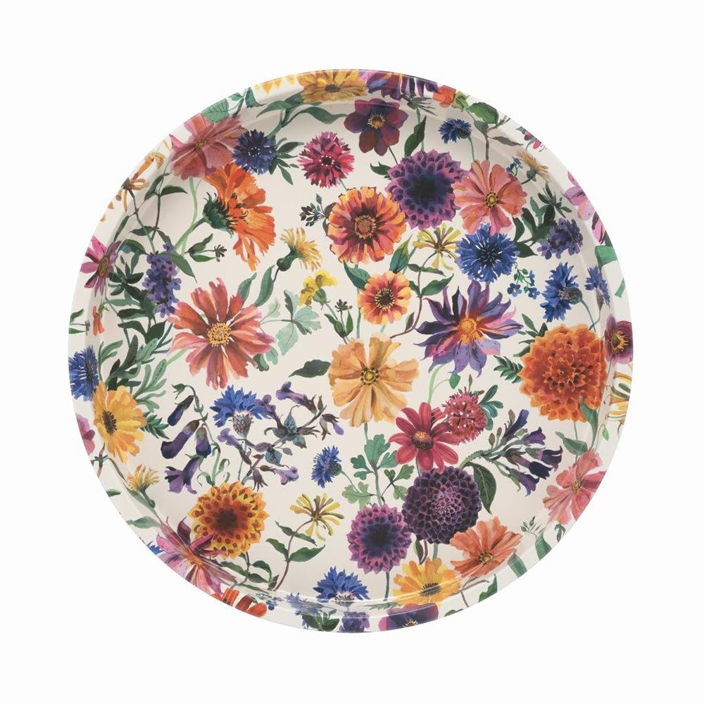 Emma Bridgewater Garden Flowers Deep Well Serving Tray Large Steel Floral GF2971