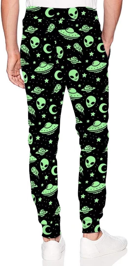 Firuacx 3D Novelty Print Sweatpants for Men, Funny Joggers Pants Men's Casual Drawstring Athletic Loose-fit Pant Father's Day