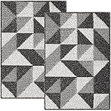 DEXI 2 Pack Door Mat Front Doormat Indoor Entrance Non-Slip Low-Profile Entry Rug, Absorbent Easy...