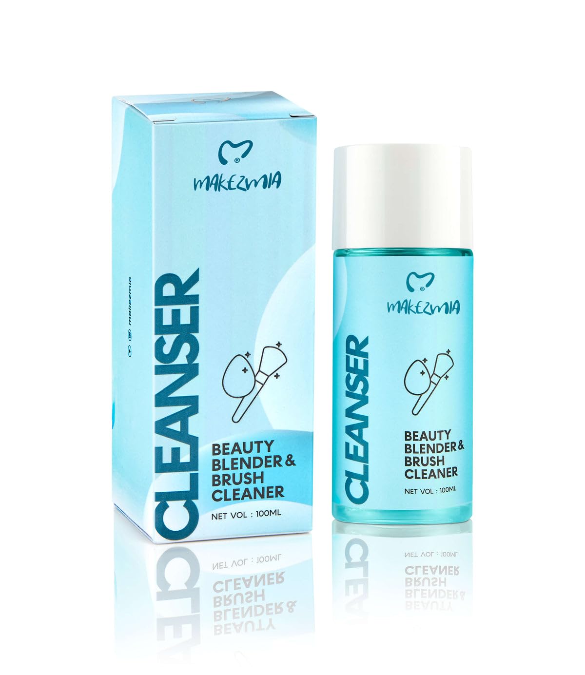 MAKEZMIA Beauty Blender Cleanser | Gentle Makeup Sponge & Brush Cleaner | Liquid Formula for Soft, Spotless, & Hygienic Application | Suitable for All Skin Types | 100ml-image-5