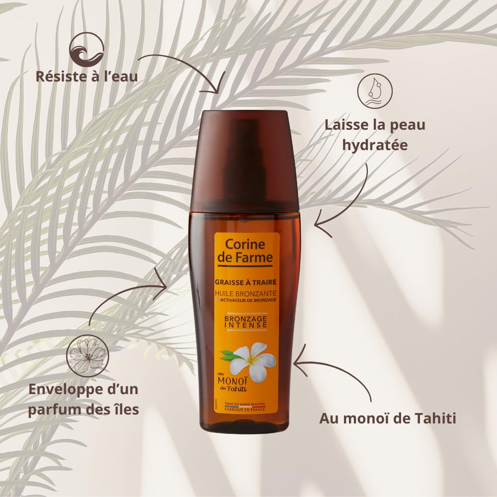 Corine de Farme Aceite Bronceador con Monoï de Tahití 150 ml