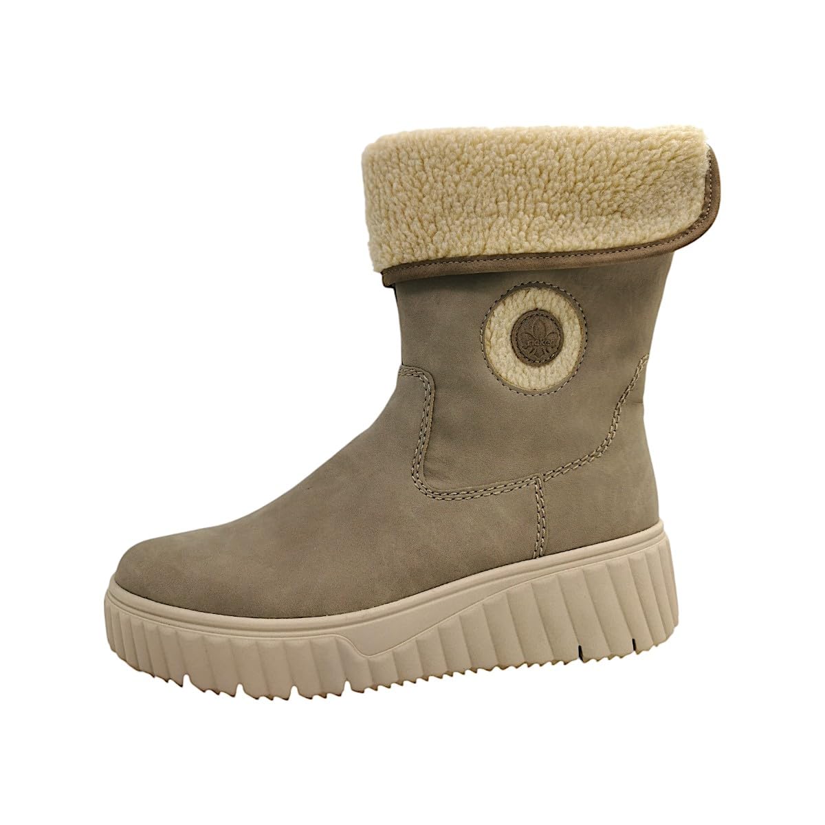 Rieker Women's N2554 Half Length Boots, 60 Congo Beige Fango, 6 UK