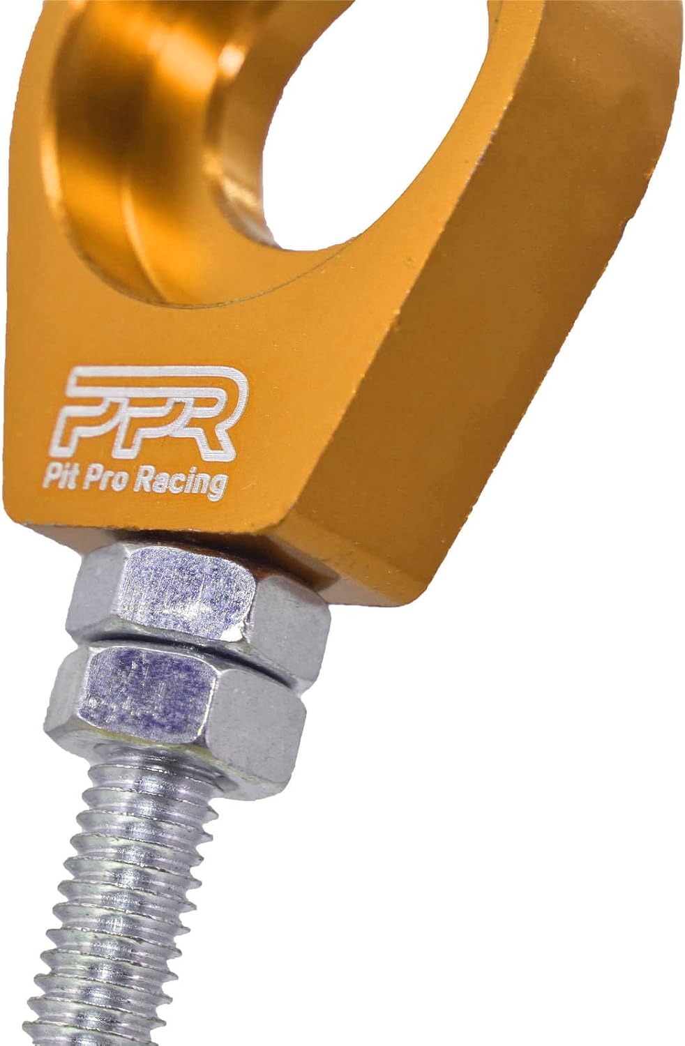 15mm Chain Tensioner Adjuster 2pcs Fits for XR/CRF 50 70 KLX 110 50cc-160cc Dirt Pit Bike(Yellow)