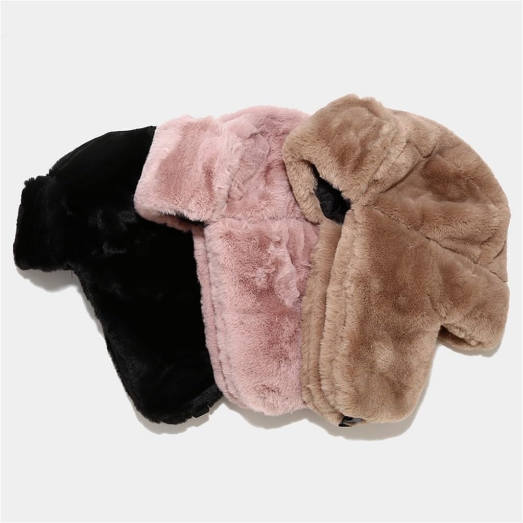 Winter Ear Protection Lei Feng Hat Women Outdoor Thickened Warm Cotton and Cashmere Men