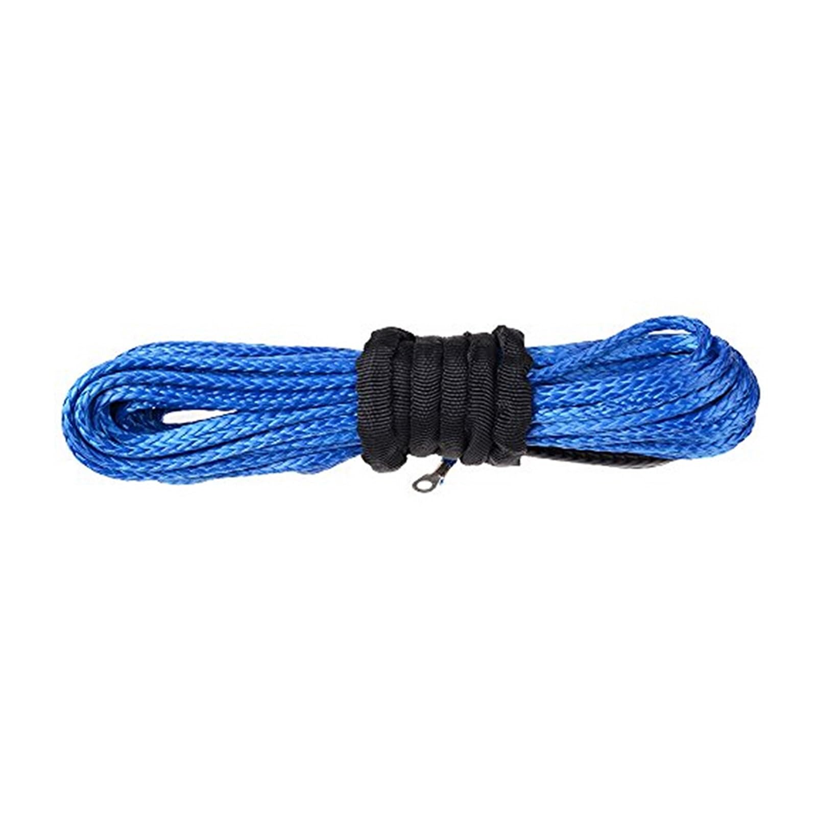 Edede Blu Winch Rope, 9Mm X 30M E Synthetic Winch Line Cable Rope 17000 Lbs With Sheath (Atv Utv 4X4 4Wd Offroad)(Blu)