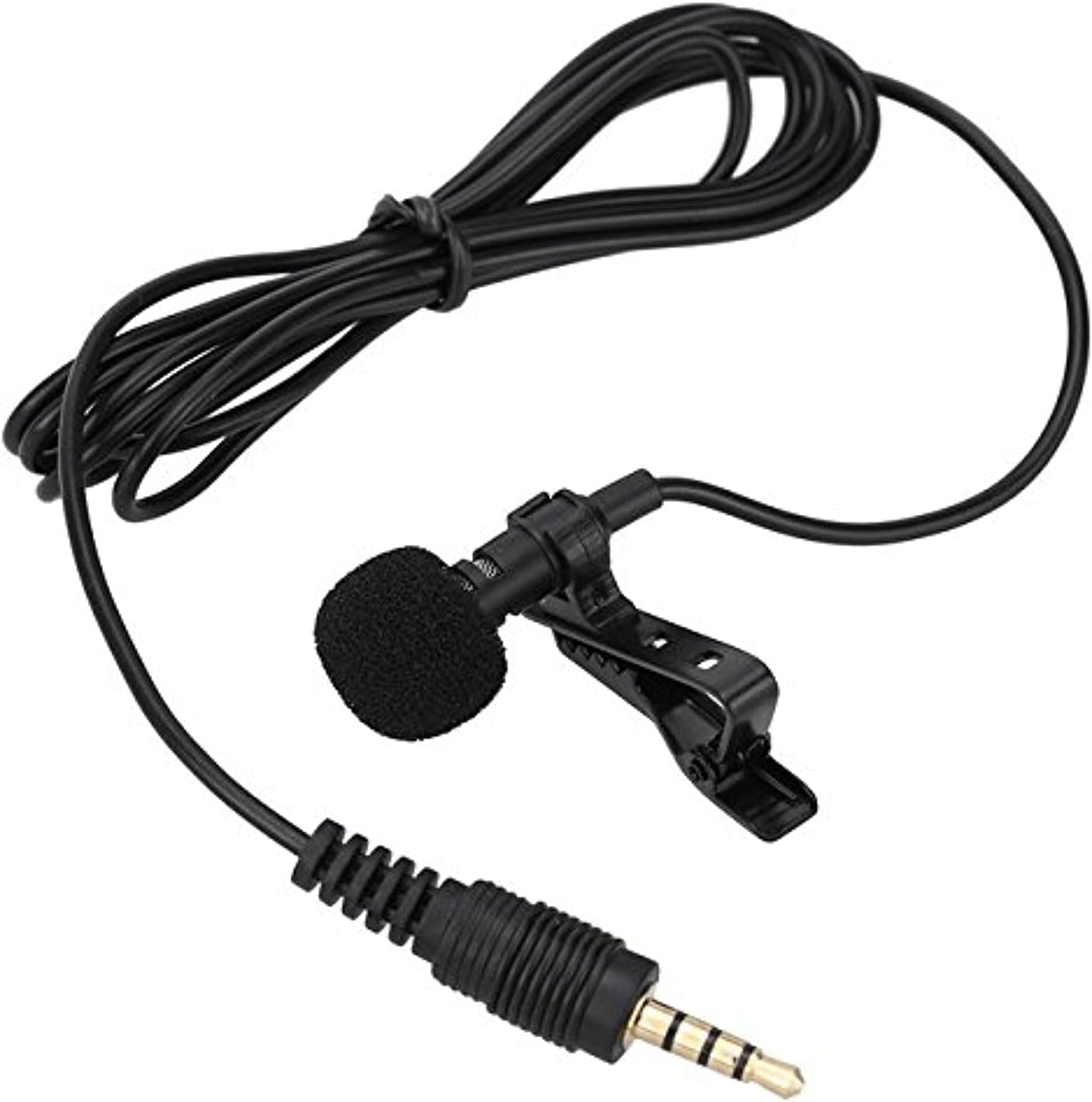 1.5m Mini Portable Microphone Condenser Clip-on Lapel Lavalier Mic Wired Mikrofo/Microfon for Phone DSLR Camera Laptop
