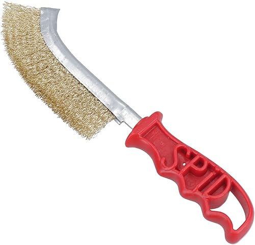 Cepillo de alambre de mano, removedor de óxido, cepillos de mano de limpieza, paquete de 1