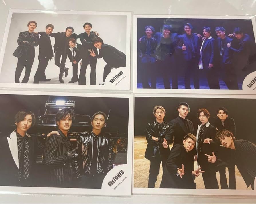 Amazon.co.jp: sixtones rosy city 公式写真 集合 混合 セット