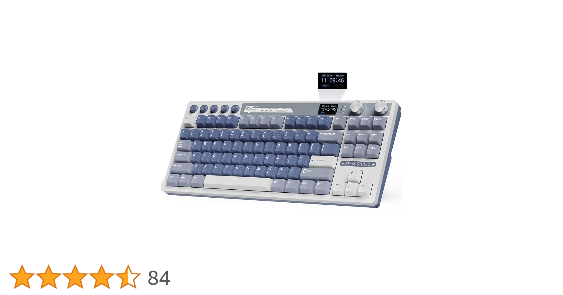 Amazon | RK ROYAL KLUDGE M87 ワイヤレスゲーミングキーボード
