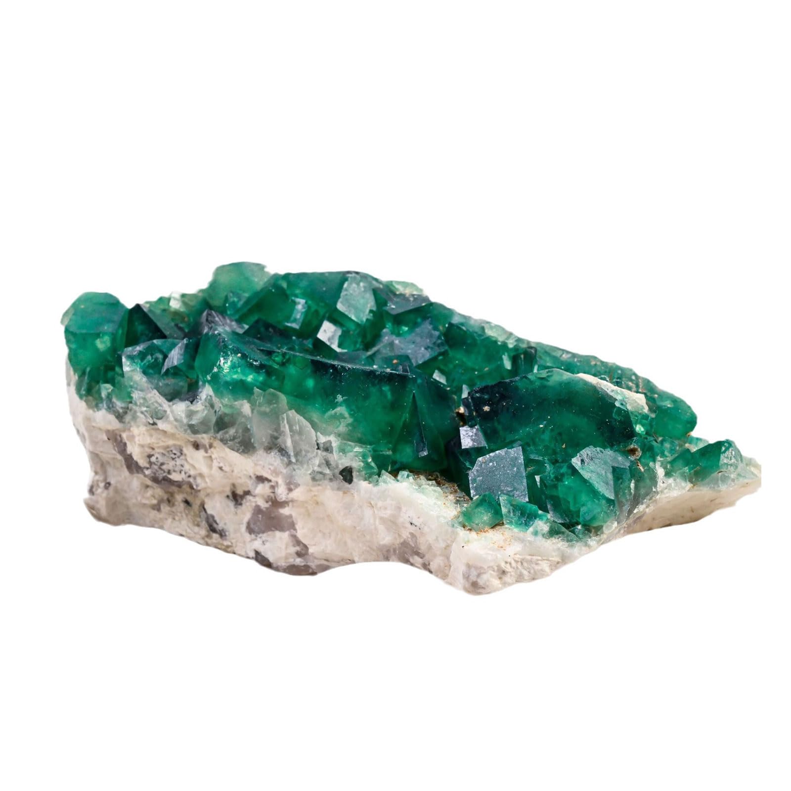 ITCLEYMDZV Green Fluorite Crystal Cluster Geode Druzy Raw Stone for Home Office Decor, Collection and Aid,100~200g