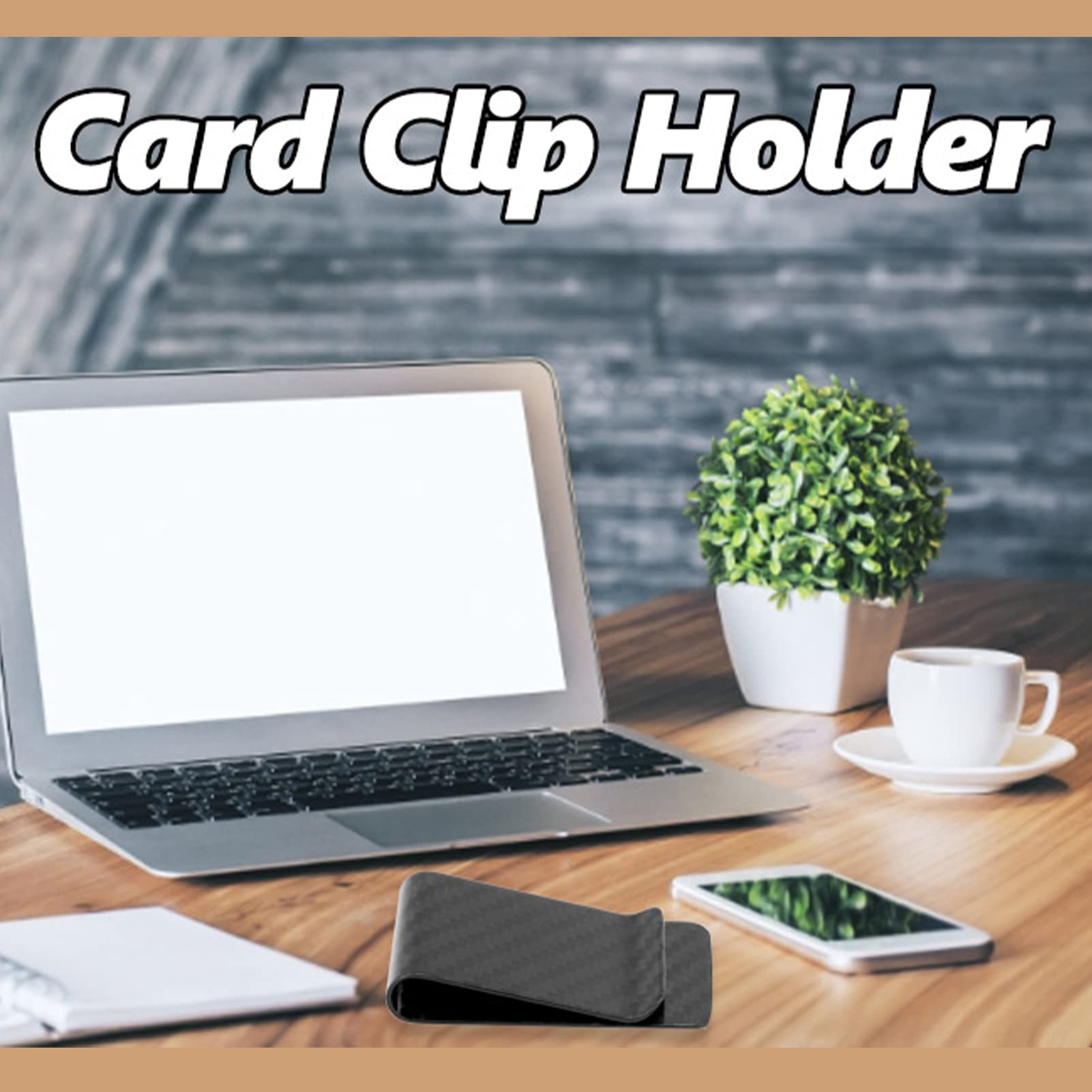 Ultralekki Portfel z Włókna Węglowego Money Cash Clip Credit Business Money Clip Wizytownik na Wizytówki