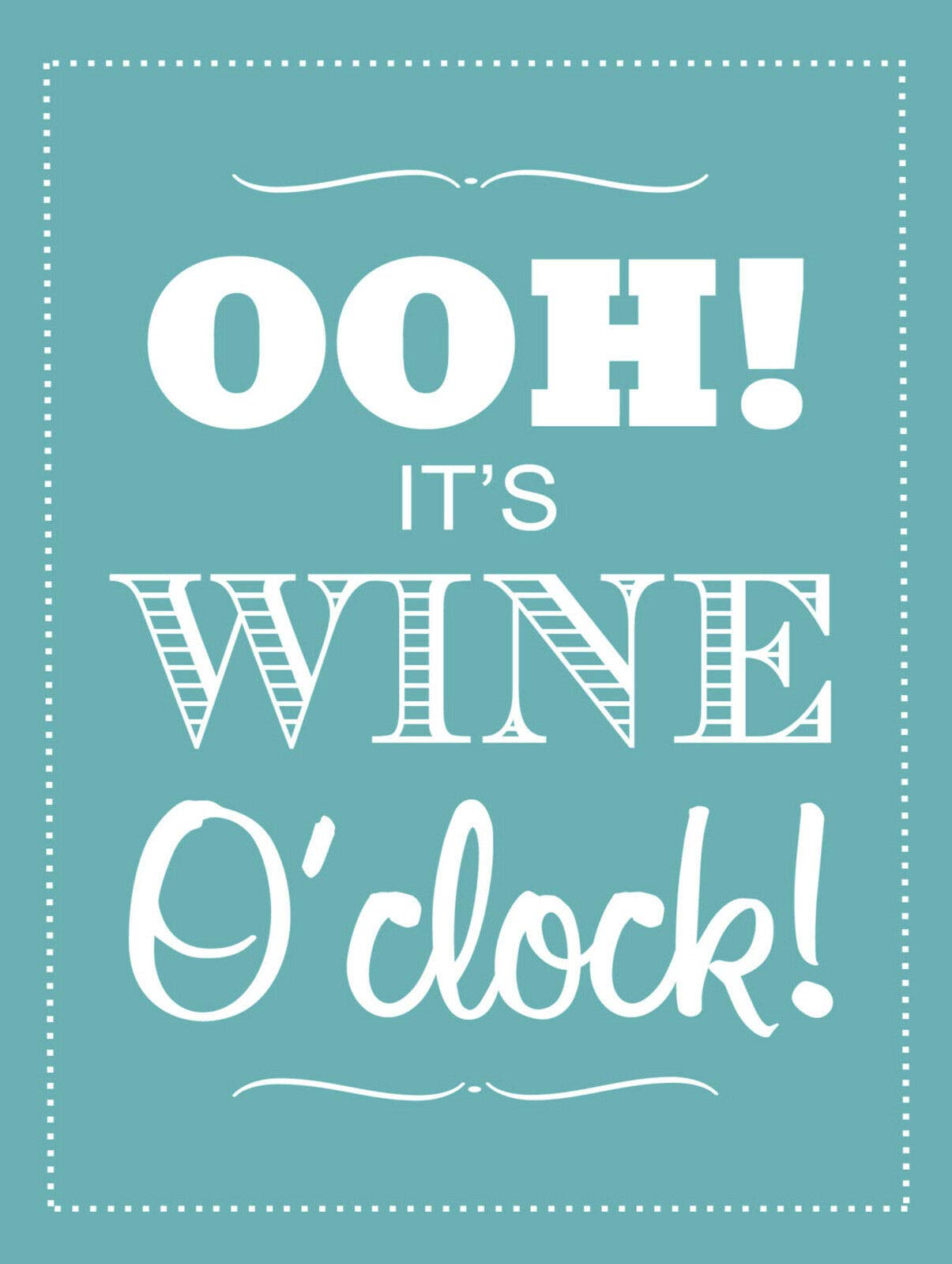 Wine SVG - It's always wine o'clock SVG (176665) | Cut Files | Design Bundles